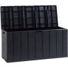 Coffre de jardin - En résine - MULTIBOX BRAVO - Gris anthracite - 270