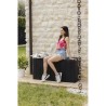 Coffre de jardin - En résine - MULTIBOX BRAVO - Gris anthracite - 270