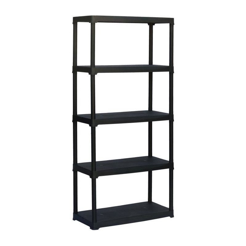 Etagere plastique TOOD - 5 tablettes - h176x90x40 - 30 kgs par tablett Etagere plastique TOOD - 5 tablettes - h176x90x40 - 30 kgs par tablett