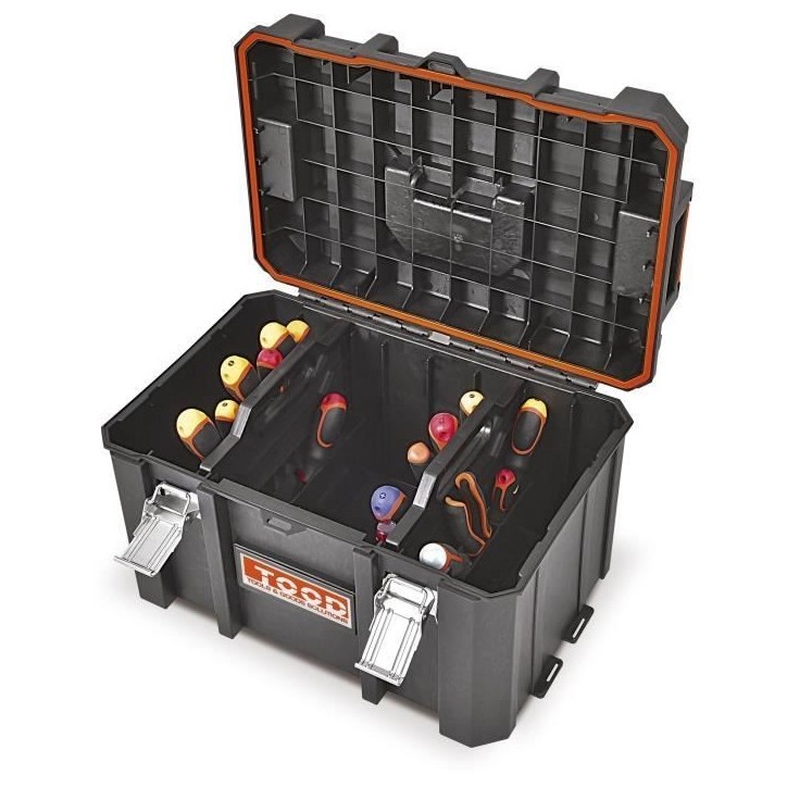 Mallette a outils - TOOD - Étanche - Séparateurs range-outils - 53x37x31 cm