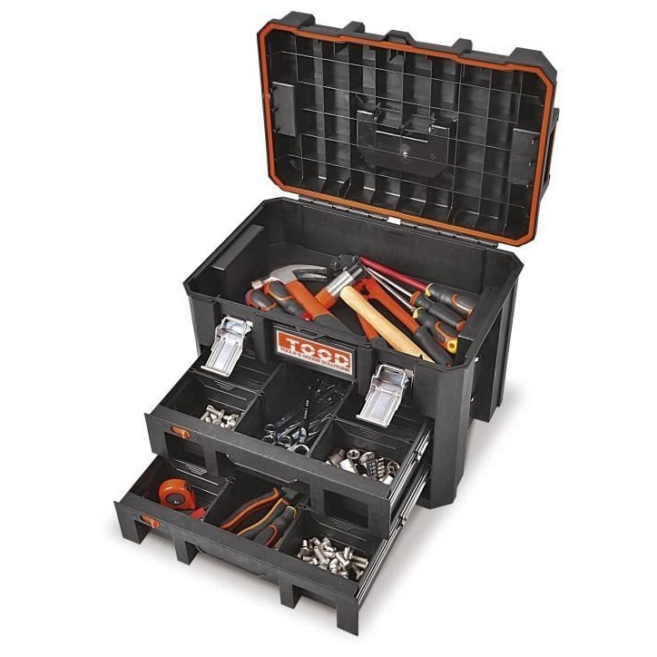 Mallette/bac a outils - TOOD - Étanche - Avec tiroirs - 53x37x40 cm
