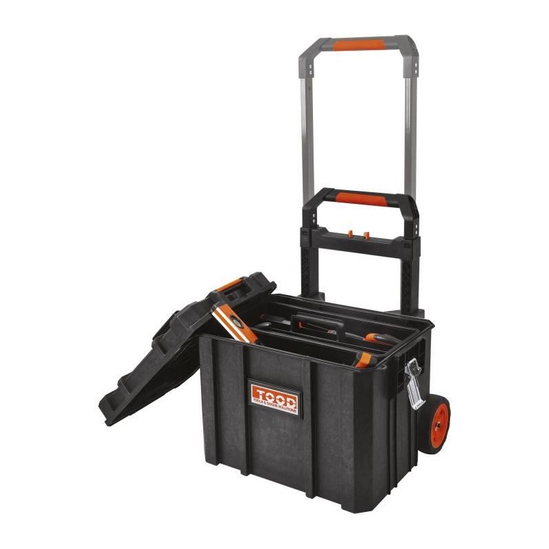 Mallette/bac a outils - TOOD - Étanche - Roues et poignée - 56x37x41 Mallette/bac a outils - TOOD - Étanche - Roues et poignée - 56x37x41
