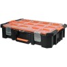 Mallette organiseur - TOOD - 12 godets amovibles - Couvercle transpare