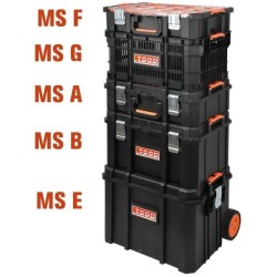 Panier modulaire - TOOD - Avec poignées - Transport facile - 53x34x25