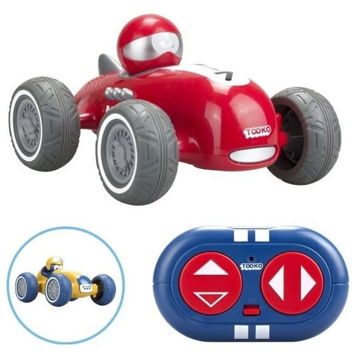 Voiture télécommandée TOOKO - Look Vintage - Des 3 ans - Coloris aléatoire : rouge ou jaune - 13 cm Voiture télécommandée TOOKO - Look Vintage - Des 3 ans - Coloris aléatoire : rouge ou jaune - 13 cm