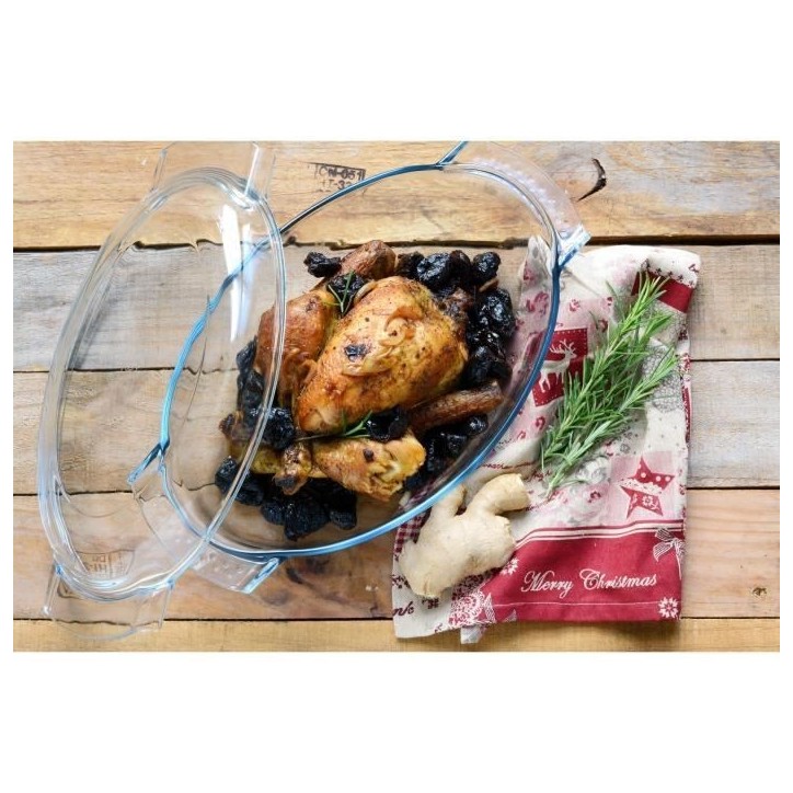 Cocotte - PYREX - 1450076 - Ovale - En verre borosilicate - 38 x 23 cm Cocotte - PYREX - 1450076 - Ovale - En verre borosilicate - 38 x 23 cm