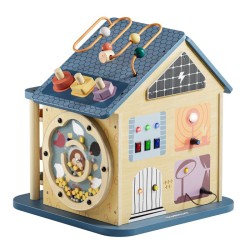 Maison d'activités 12 en 1 - TOP BRIGHT - Motricité Fine - Bois Dura