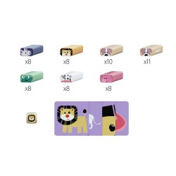 Tour a Bascule - TOP BRIGHT - Animaux - Couleurs - Jeu d'Adresse - Con
