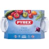 Cocotte - PYREX - 1450076 - Ovale - En verre borosilicate - 38 x 23 cm