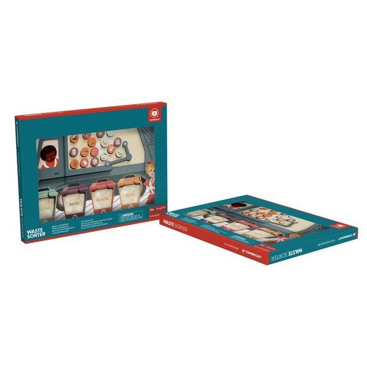 Trieur de déchets Montessori - TOP BRIGHT - Labyrinthe Magnétique - 3 ans - Métal - Papier - Plastique Trieur de déchets Montessori - TOP BRIGHT - Labyrinthe Magnétique - 3 ans - Métal - Papier - Plastique