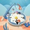 Attrape les Poissons, jeu éducatif, 6 poissons magnétiques, 2 cannes