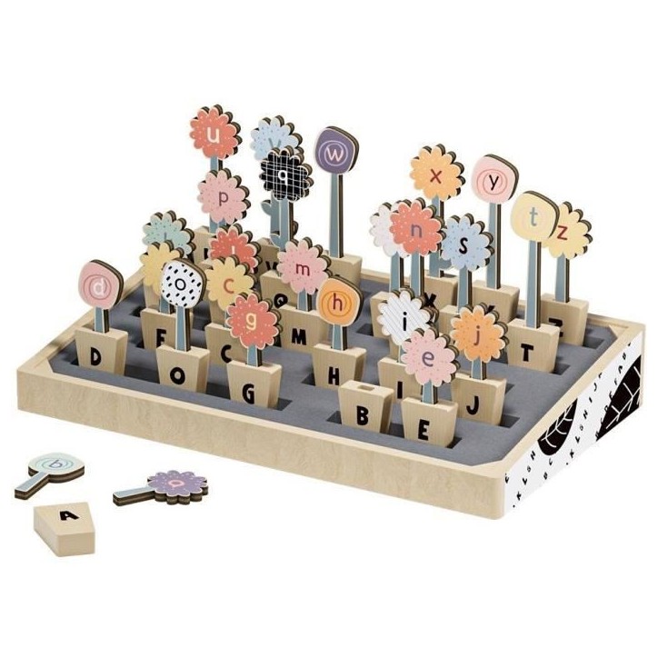 Abc Flowers - TOP BRIGHT - 26 Pots de Fleurs - Lettres Majuscules - Lettres Minuscules - Alphabet Abc Flowers - TOP BRIGHT - 26 Pots de Fleurs - Lettres Majuscules - Lettres Minuscules - Alphabet