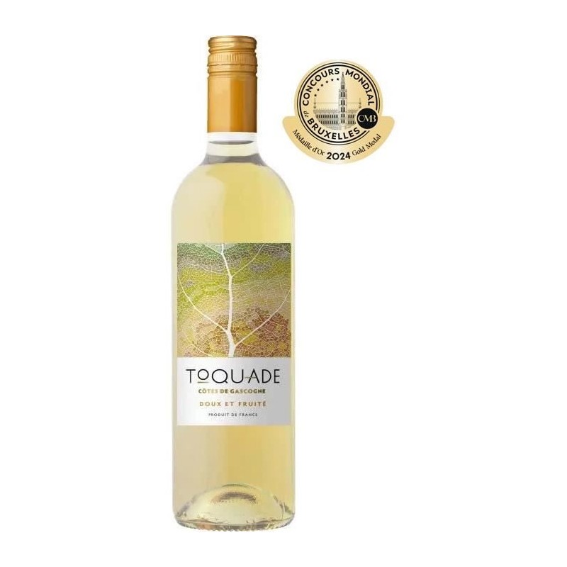 Toquade 2023 Côtes de Gascogne - Vin blanc Moelleux du Sud-Ouest Toquade 2023 Côtes de Gascogne - Vin blanc Moelleux du Sud-Ouest