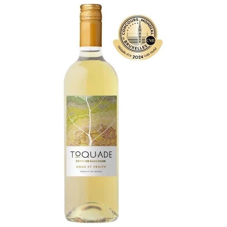 Toquade 2023 Côtes de Gascogne - Vin blanc Moelleux du Sud-Ouest