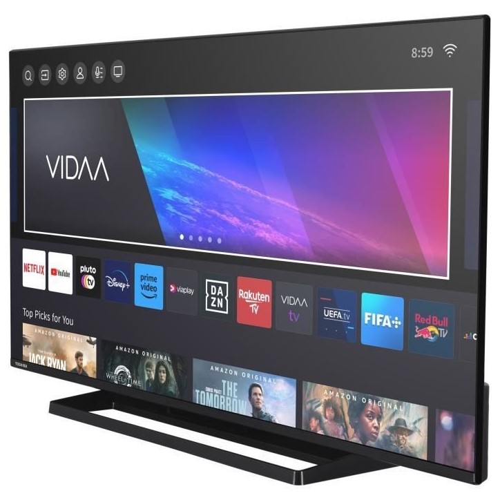 TOSHIBA 43QV3363DG - TV QLED 43'' (108 cm) - 4K UHD 3840x2160 - HDR - Smart TV - 3xHDMI - WiFi