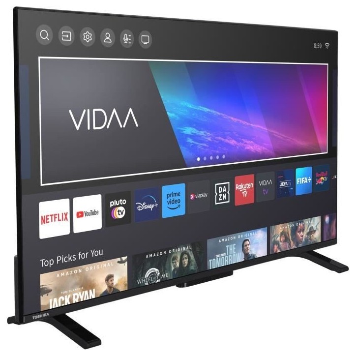 TOSHIBA 43UA2363DG - TV LED 43'' (108 cm) - 4K UHD 3840x2160 - Dolby Vision - TV connecté Android - 3xHDMI - WiFi TOSHIBA 43UA2363DG - TV LED 43'' (108 cm) - 4K UHD 3840x2160 - Dolby Vision - TV connecté Android - 3xHDMI - WiFi