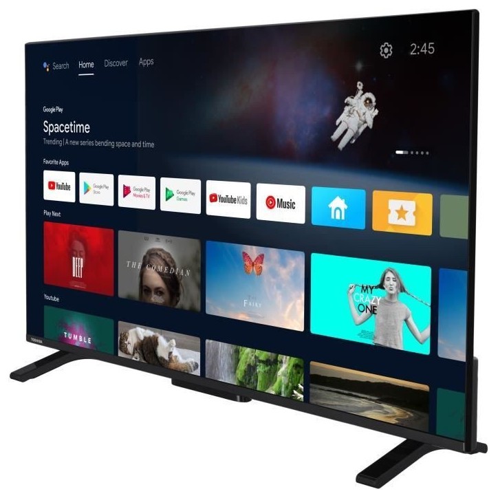 TOSHIBA 50UA2363DG - TV LED 50'' (126 cm) - 4K UHD 3840x2160 - Dolby Vision - TV connectée Android - 3xHDMI - WiFi TOSHIBA 50UA2363DG - TV LED 50'' (126 cm) - 4K UHD 3840x2160 - Dolby Vision - TV connectée Android - 3xHDMI - WiFi