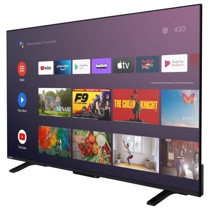 TOSHIBA 55UA2363DG - TV LED 55'' (140 cm) - 4K UHD 3840x2160 - Dolby Vision - TV connecté Android - 3xHDMI - WiFi TOSHIBA 55UA2363DG - TV LED 55'' (140 cm) - 4K UHD 3840x2160 - Dolby Vision - TV connecté Android - 3xHDMI - WiFi