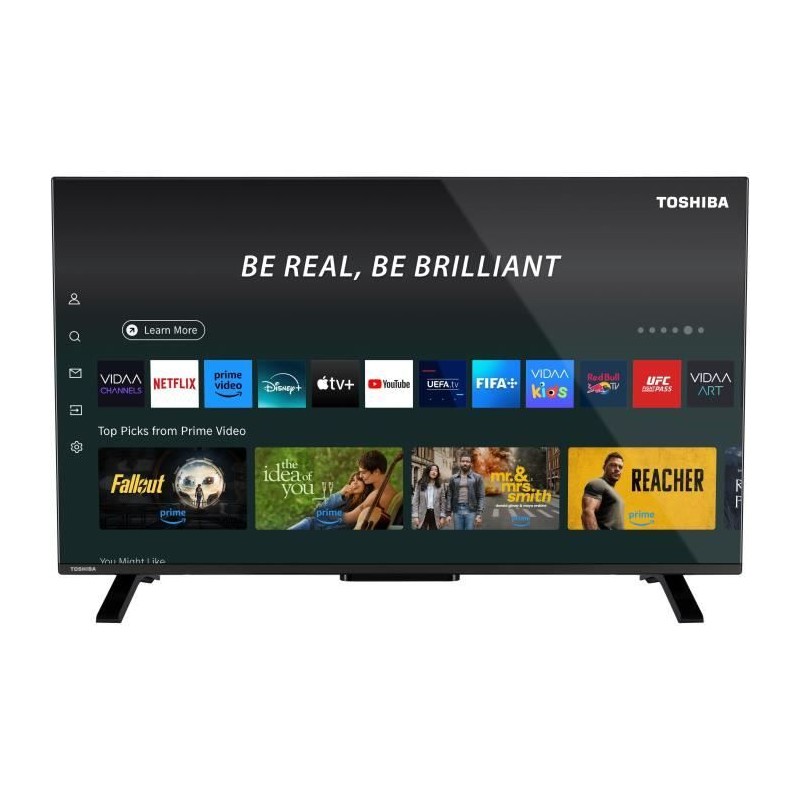 Toshiba 40QV2F63DG - TV QLED 40'' (100 cm) - FHD 1920x1080 - DTS Virtu Toshiba 40QV2F63DG - TV QLED 40'' (100 cm) - FHD 1920x1080 - DTS Virtu