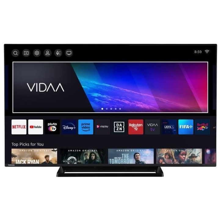 TOSHIBA 50QV3363DG - TV QLED 50'' (126 cm) - 4K UHD 3840x2160 - HDR - Smart TV - 3xHDMI - WiFi TOSHIBA 50QV3363DG - TV QLED 50'' (126 cm) - 4K UHD 3840x2160 - HDR - Smart TV - 3xHDMI - WiFi