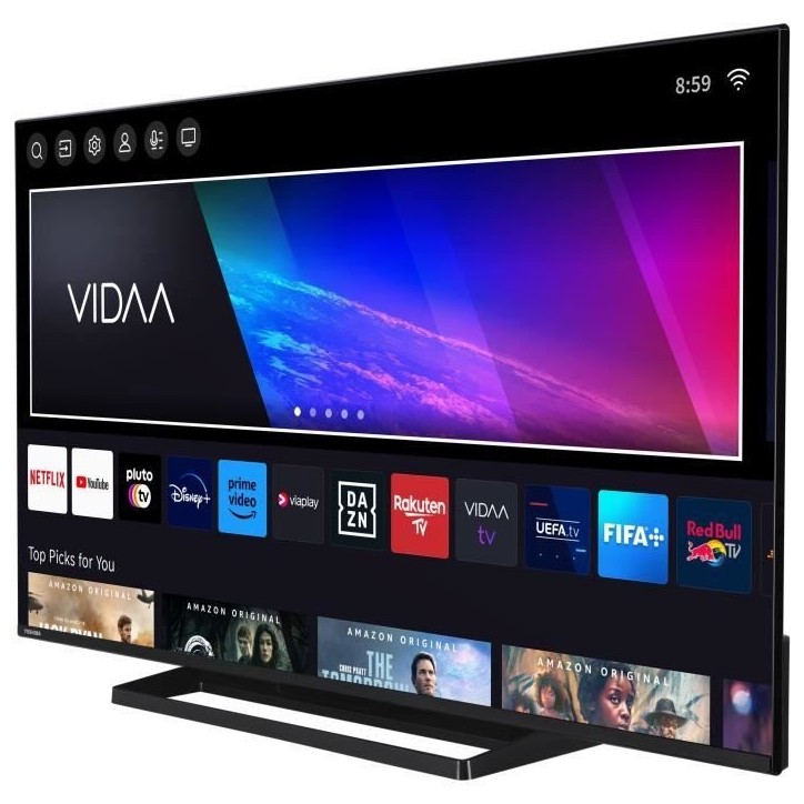 TOSHIBA 50QV3363DG - TV QLED 50'' (126 cm) - 4K UHD 3840x2160 - HDR - Smart TV - 3xHDMI - WiFi TOSHIBA 50QV3363DG - TV QLED 50'' (126 cm) - 4K UHD 3840x2160 - HDR - Smart TV - 3xHDMI - WiFi
