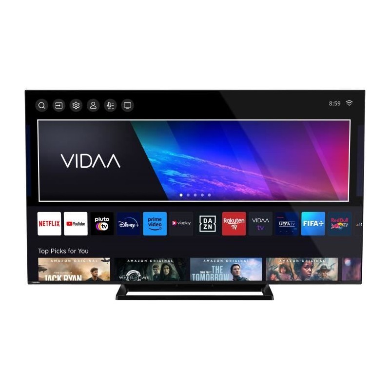 TOSHIBA 65QV3363DG - TV QLED 65'' (164 cm) - 4K UHD 3840x2160 - HDR - TOSHIBA 65QV3363DG - TV QLED 65'' (164 cm) - 4K UHD 3840x2160 - HDR -