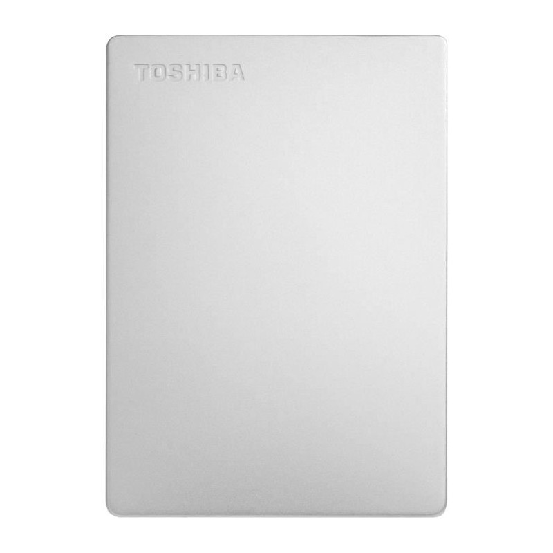 Disque dur externe - TOSHIBA - Canvio Slim - 2 To - Argent Disque dur externe - TOSHIBA - Canvio Slim - 2 To - Argent