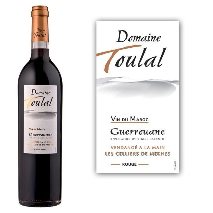 Domaine De Toulal Guerrouane - Vin rouge du Maroc 2023