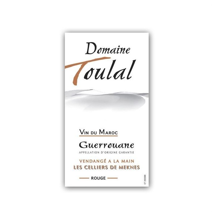 Domaine De Toulal Guerrouane - Vin rouge du Maroc 2023