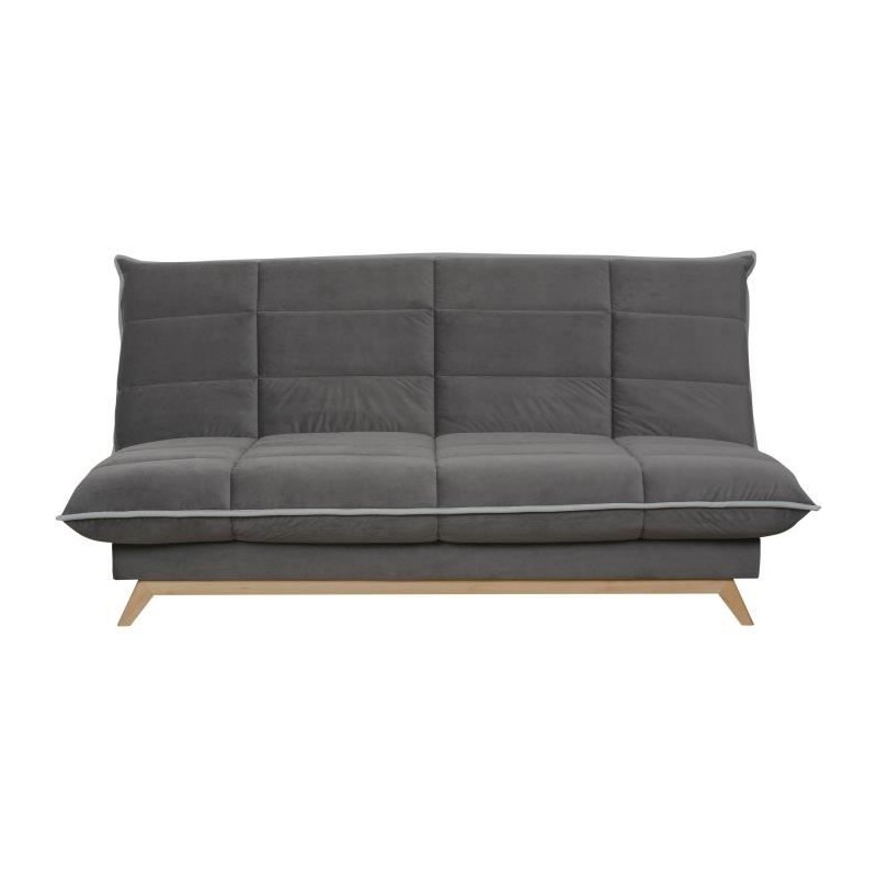 TOUNDRA Clic Clac 3 places - Matelas DUNLOPILLO Ep.13 cm - Mousse HR 3