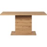 Table a manger fixe FOLLOW 6 personnes - Mélamine chene artisan - L16