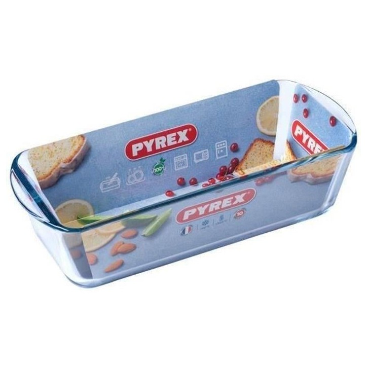 Moule a cake - PYREX - 1450157 - En verre borosilicate - 28 cm