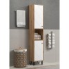 Armoire haute - TRENDTEAM - Série Touch - Blanc/Brun - 36 cm - 191 cm