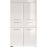 Meuble de salle de bain Colonne double - 4 portes + 1 tiroir - L73 x P