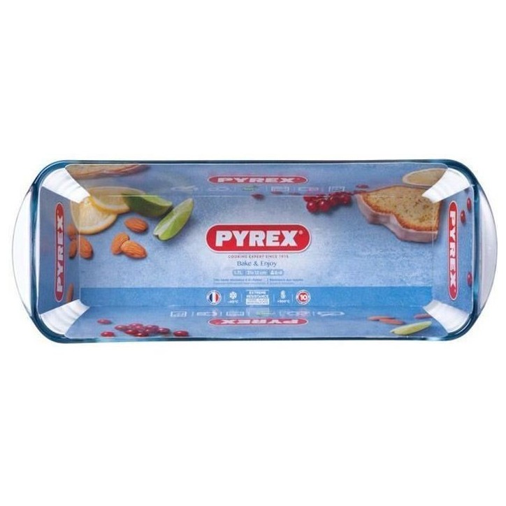 Moule a cake - PYREX - 1450157 - En verre borosilicate - 28 cm
