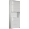 Meuble de salle de bain Colonne double - 4 portes + 1 niche - L73 x P3