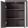 Meuble de salle de bain - Armoire de toilette - Miroir - 2 portes - Gr