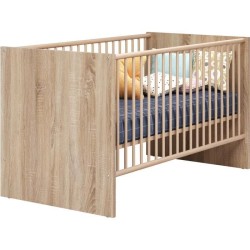 Chambre bébé duo NIKO - Lit 70x140 cm + Commode a langer 2 portes -