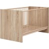 Chambre bébé trio NIKO - Lit 70x140 cm + Commode a langer 2 portes +