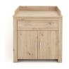 Chambre bébé Duo : Lit 70 x 140 cm + Commode a langer AHOI - Chene -