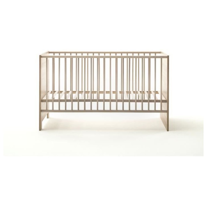 Chambre bébé Duo : Lit 70 x 140 cm + Commode a langer AHOI - Chene - TREND TEAM