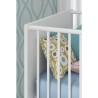 Chambre bébé Duo : Lit 70 x 140 cm + Commode a langer NIKO - Blanc -