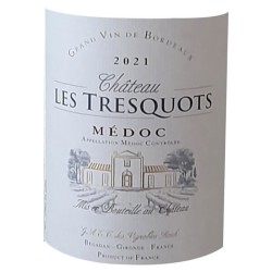 Château Les Tresquots 2020 Médoc Cru Bourgeois - Vin rouge de Bordea