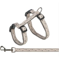 Harnais pour chat - TRIXIE - Kattentuig - Gris/Rose - Taille unique -