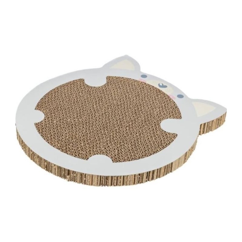 Tapis a gratter - TRIXIE - Junior - Avec herbe a chat - Gris clair - 3