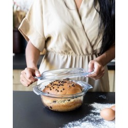 Cocotte - PYREX - 1450074 - Ronde - En verre borosilicate - 5,1 litres