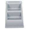 TRIXIE Escalier - 34 x 39 x 54 cm - Gris clair - Pour chien
