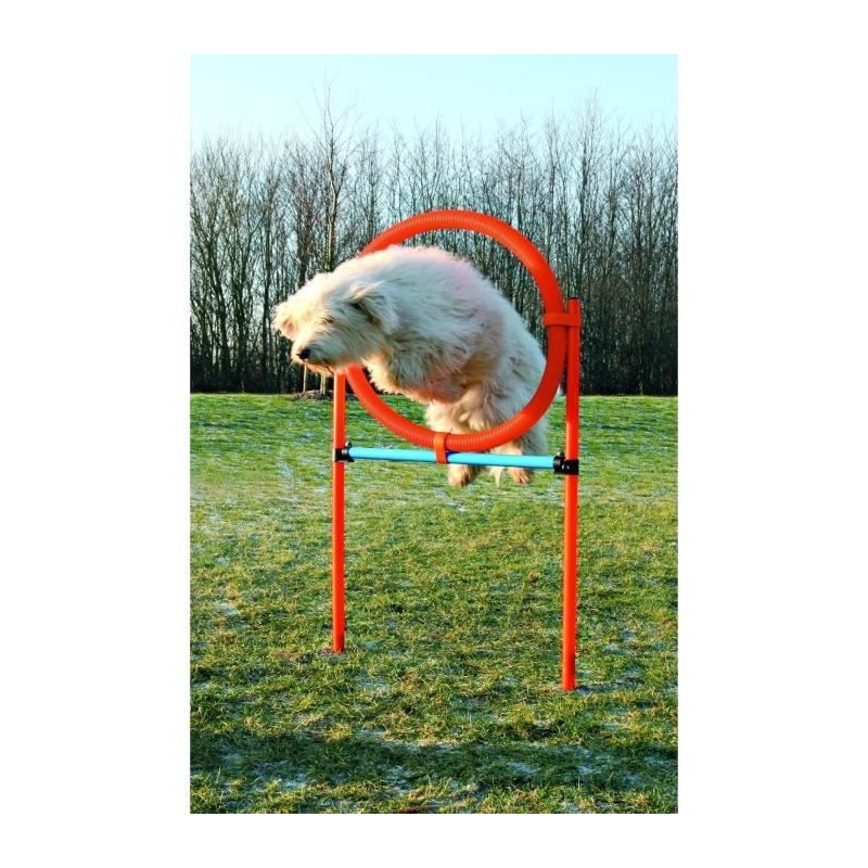 TRIXIE Cerceau d'agilité pour chiens 115 x 3cm plastique TRIXIE Cerceau d'agilité pour chiens 115 x 3cm plastique