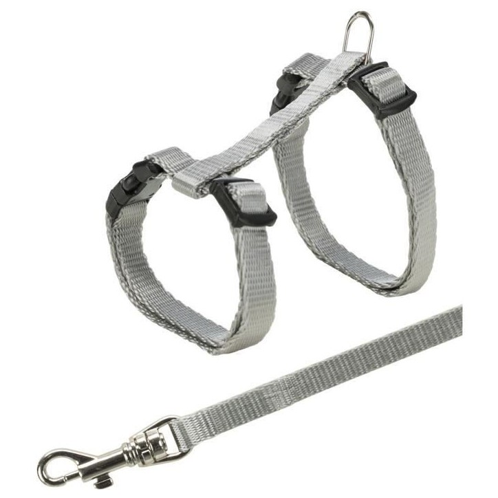 Junior harnais chaton avec laisse - TRIXIE - 19–31 cm / 8 mm - 1,20 m