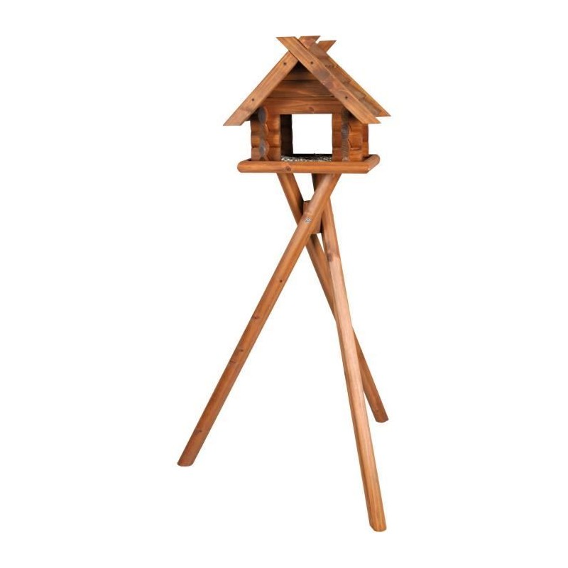 TRIXIE Mangeoire bloc oiseaux avec pied Natura en pin - 47 x 40 x 36 c TRIXIE Mangeoire bloc oiseaux avec pied Natura en pin - 47 x 40 x 36 c
